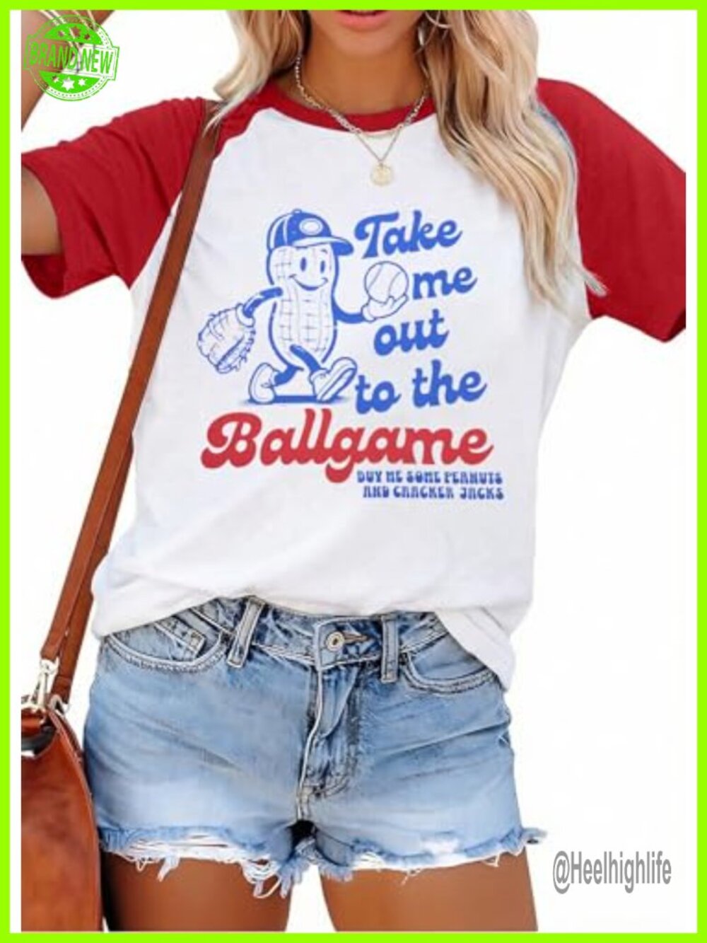 Baseball Mom Graphic Tee Crew Neck Short Sleeve Casual Game Day Top